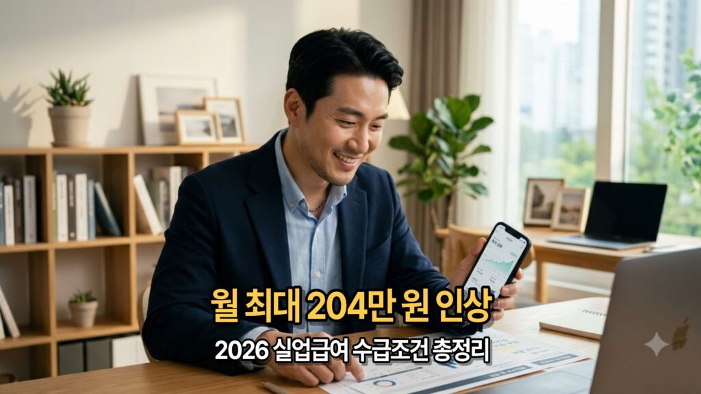 2026년 실업급여(구직급여) 상,하안액 및 수급조건 총정리