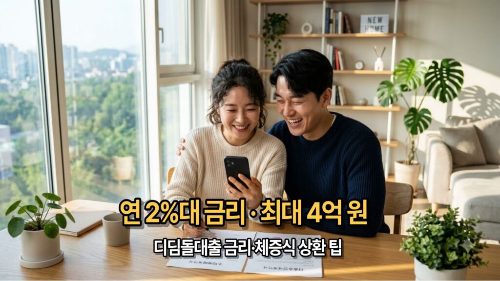 2026년 디딤돌대출 신청자격과 소득,금리 총정리