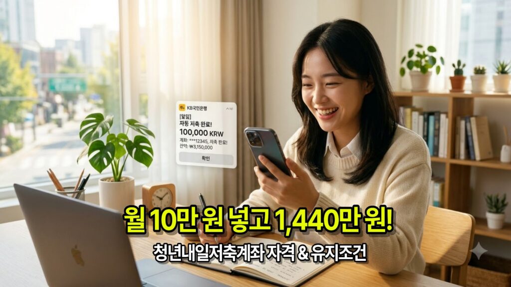 2026년 청년내일저축계좌 신청자격과 정부지원금 총정리