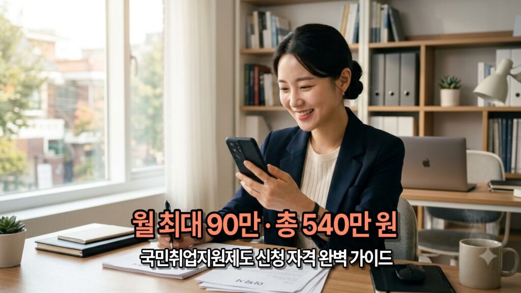 2026년 국민취업지원제도 1유형,2유형 자격조건 총정리