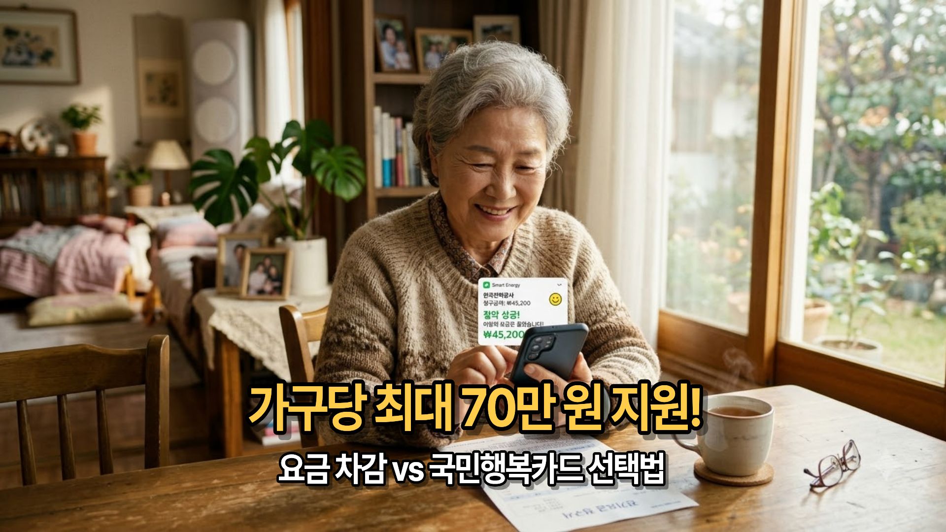 2026년 애너지바우처 신청자격과 가구별 지원금액 총정리