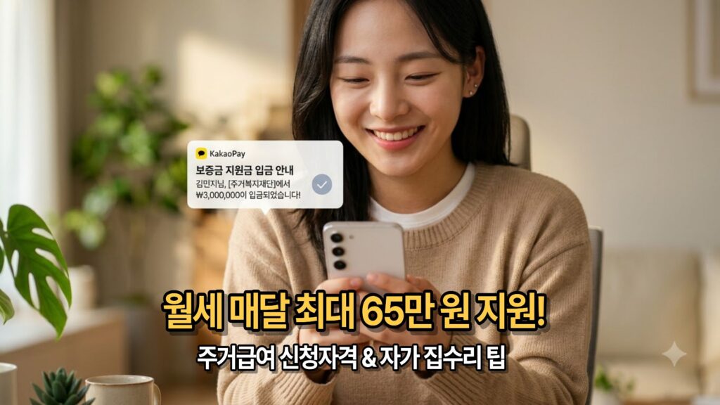 2026년 주거급여 지원대상 및 지역별 월세 지원금 총정리