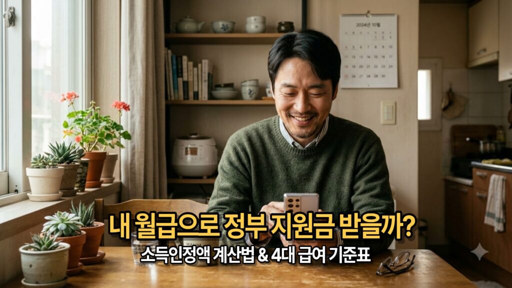 2026년 기준 중위소득 및 가구원수별 복지급여 선정기준