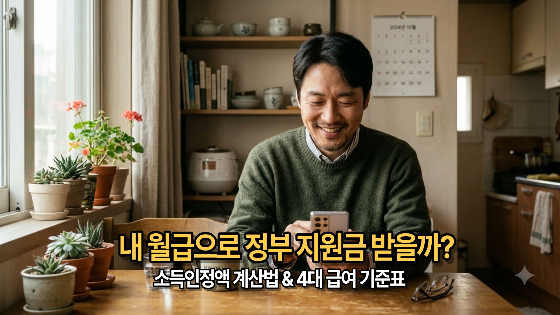 2026년 기준 중위소득 및 가구원수별 복지급여 선정기준
