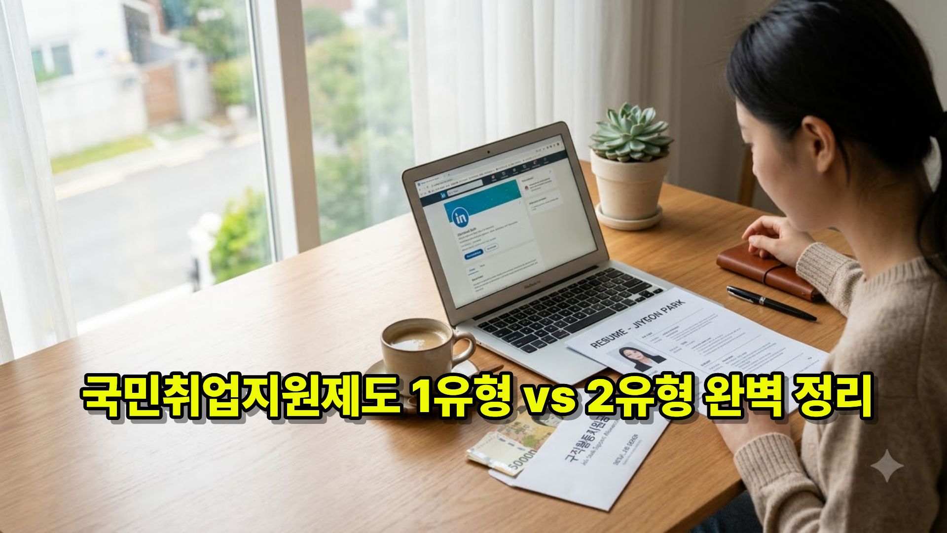 국민취업지원제도 1유형 2유형 차이 및 구직촉진수당 300만원 수령 실전 가이드