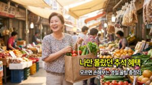 추석 명절 장바구니 온누리상품권 환급 지자체 지원금 고속도로 통행료 면제 혜택 총정리