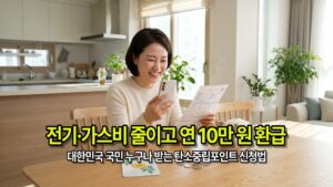 전기 가스 사용량 절감 시 연 최대 10만 원 현금 지급하는 탄소중립포인트 에너지 신청 가이드