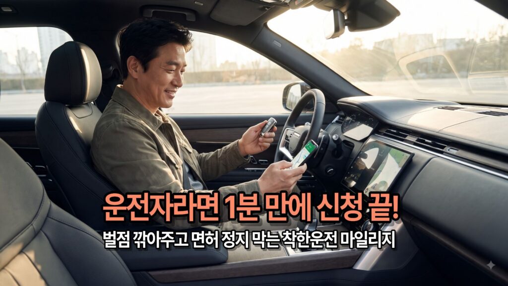 경찰청 착한운전 마일리지 인터넷 신청 방법 및 면허 벌점 감경 제도 안내